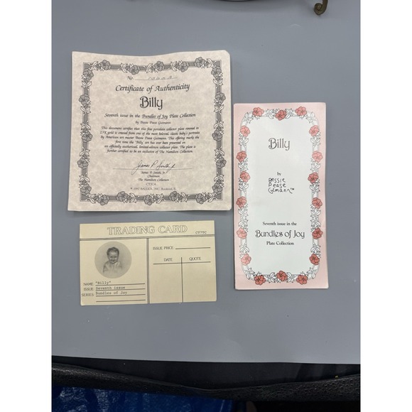 Set of 5 Bessie Pease Gutmann 1987 Plates Bundles Of Joy Collection Boxes New - Picture 6 of 12